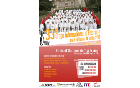 Stage d'Escrime JUILLET et AOUT 