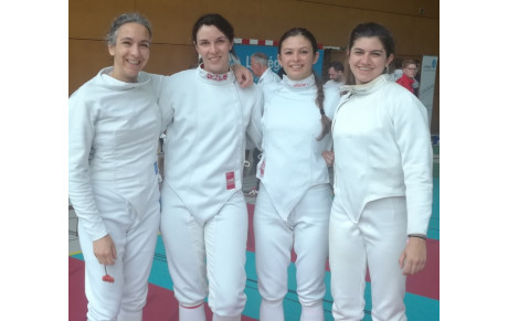 L'Equipe Épée Dame Senior reste en National 2 pour 2020 ! 